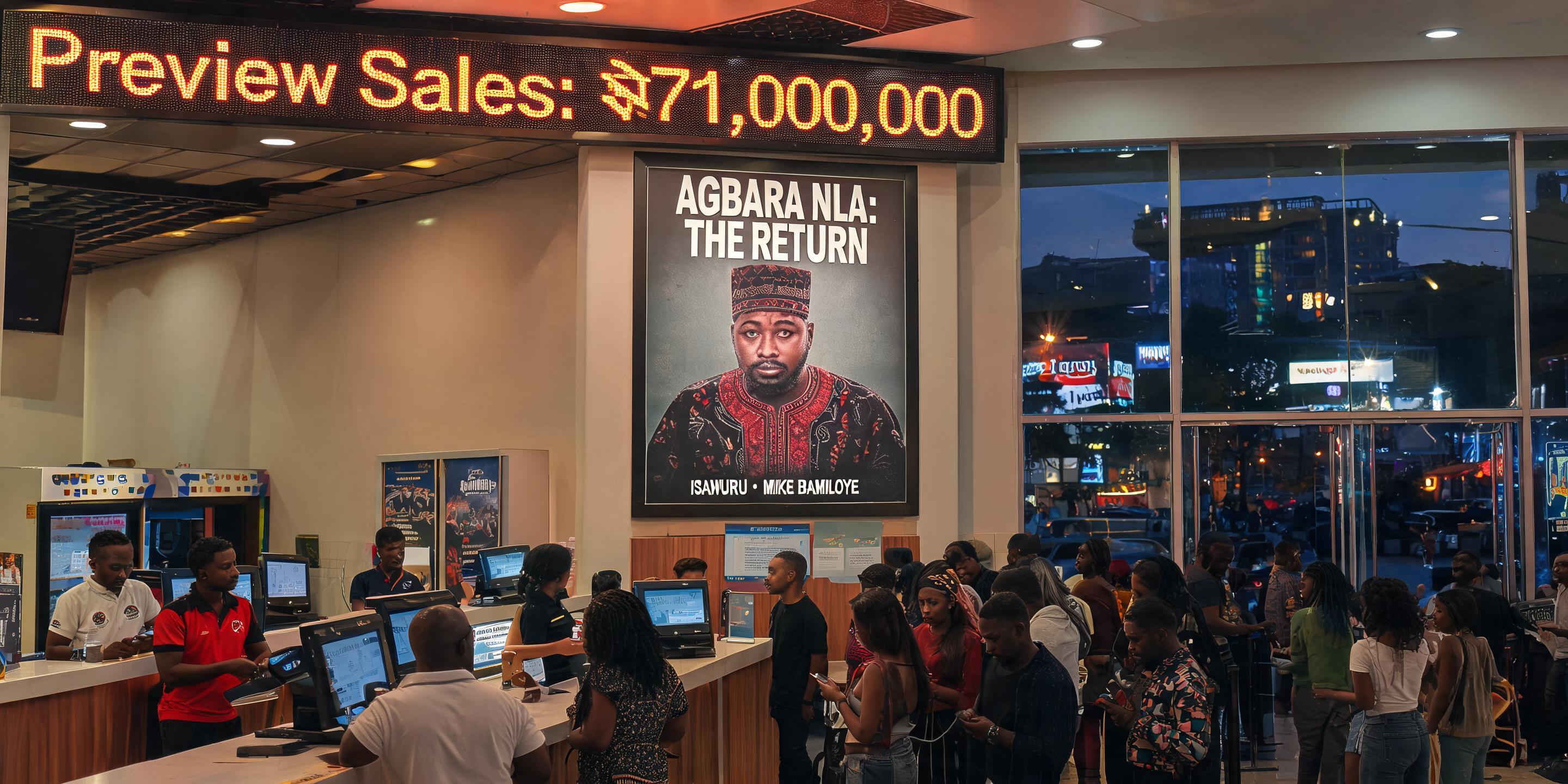 Agbara Nla Returns to Screens, Breaks Nollywood Preview Record with ₦71 Million