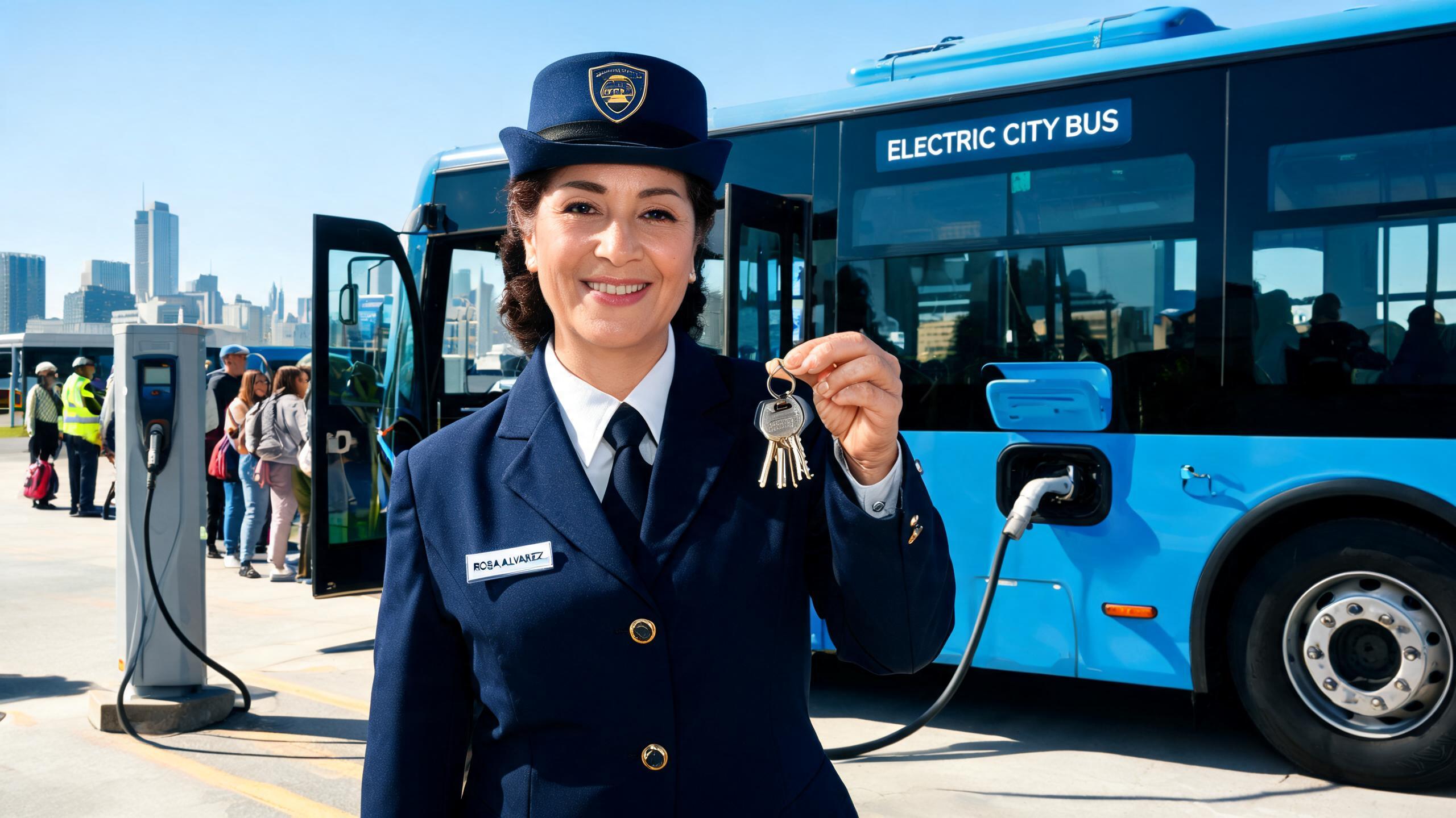 City Unveils Electric Bus Fleet to Modernize Public Transit