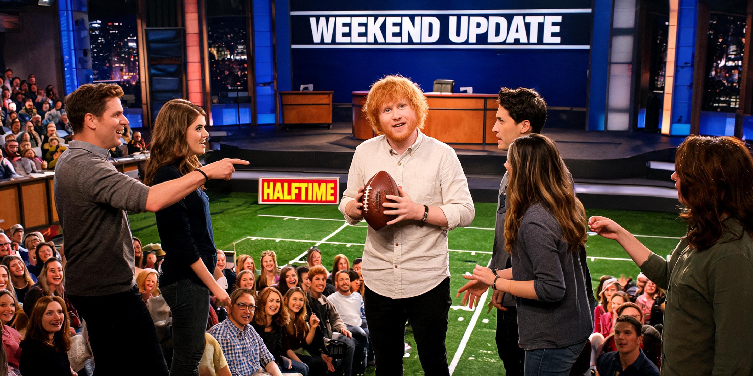 Ed Sheeran Turns SNL UK Spotlight Toward American Football