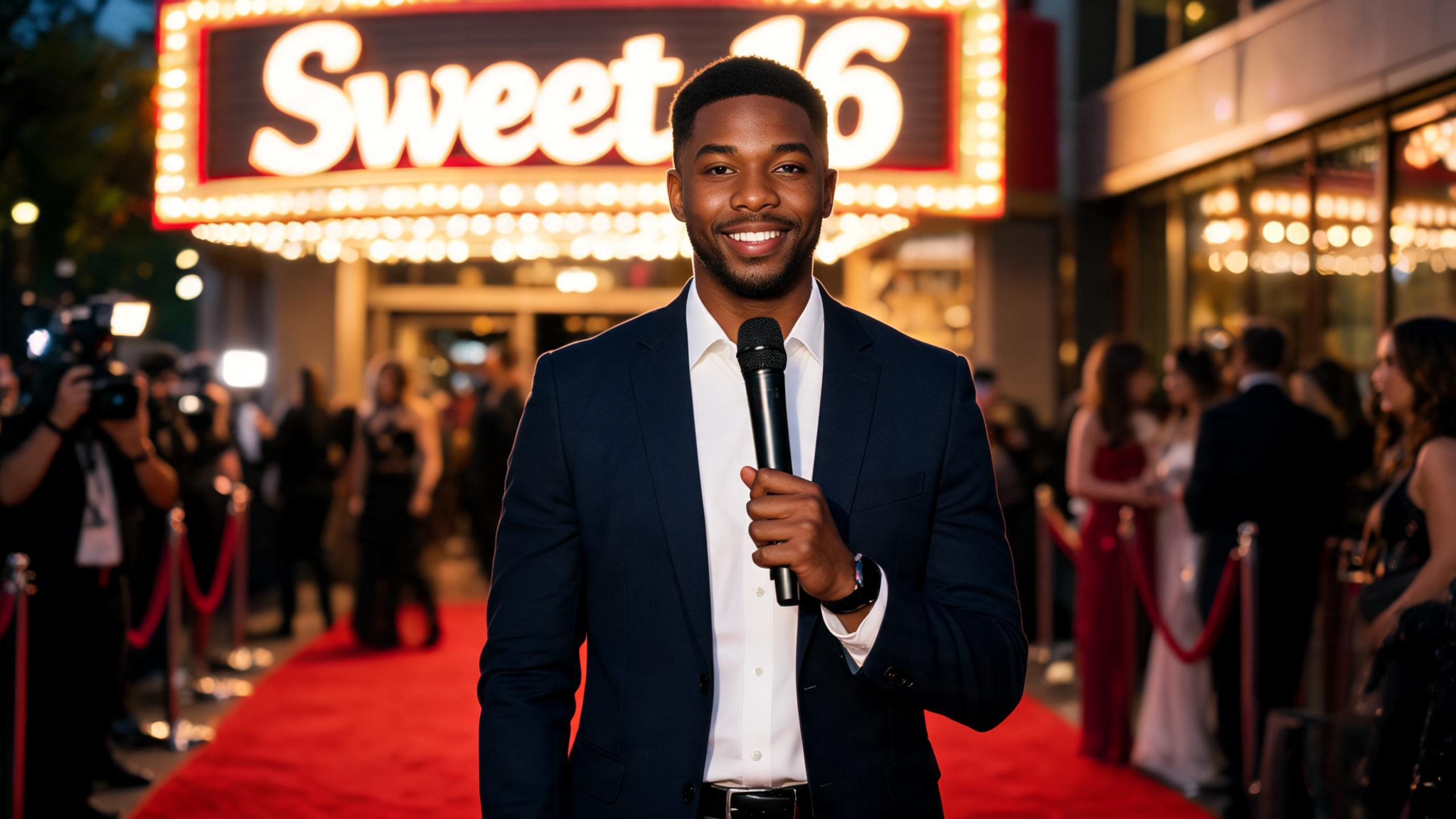Mercy Aigbe’s Son Juwon Gentry Steps Into the Spotlight as Interviewer at Sweet 16 Premiere