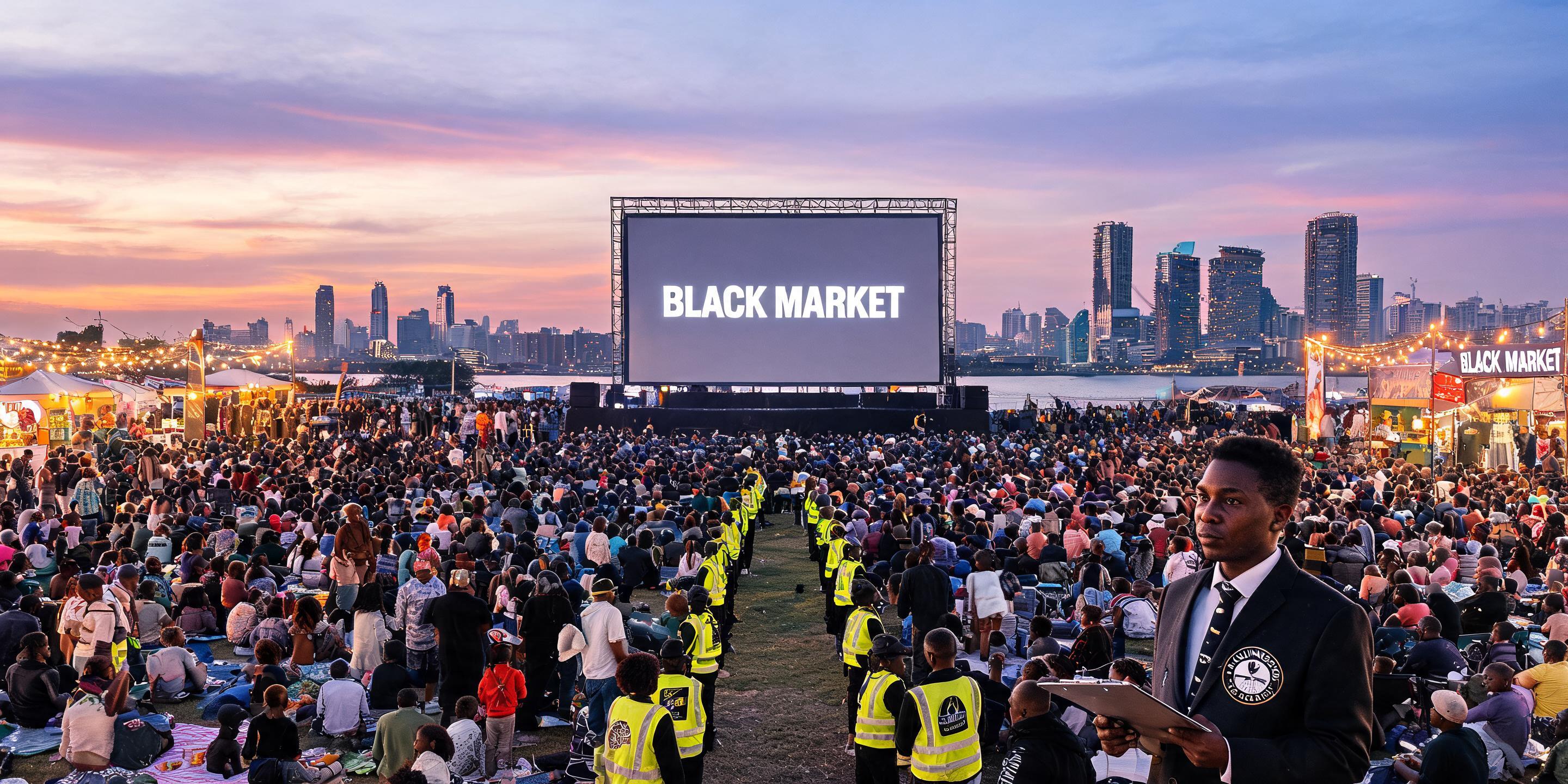 Nollywood Draws a Crowd: 'Black Market' Packs Lagos, Sets Guinness Record with 51,000+ Attendees