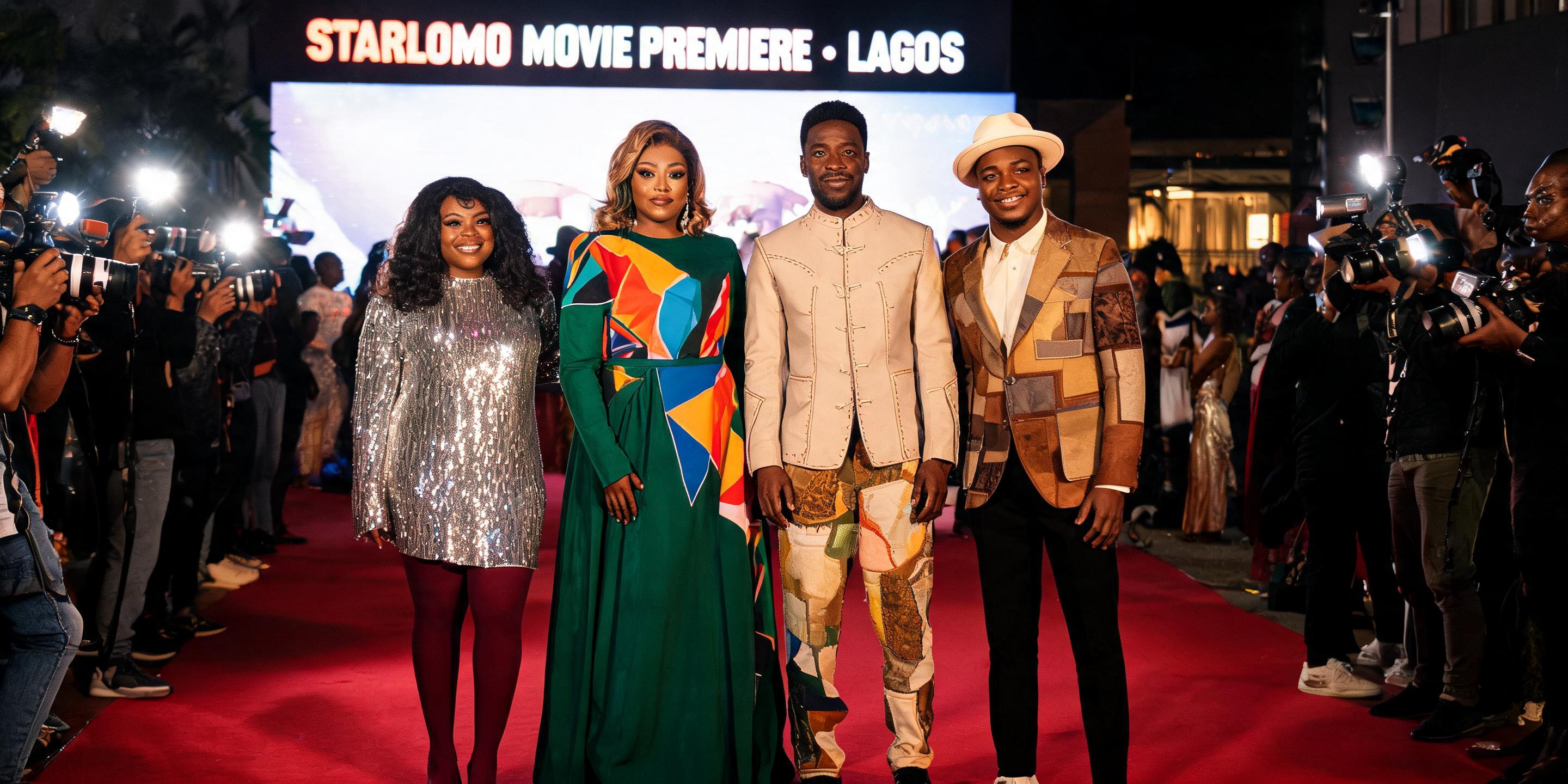 Stars Embrace African Music Icon Style at Starlomo Premiere in Lagos