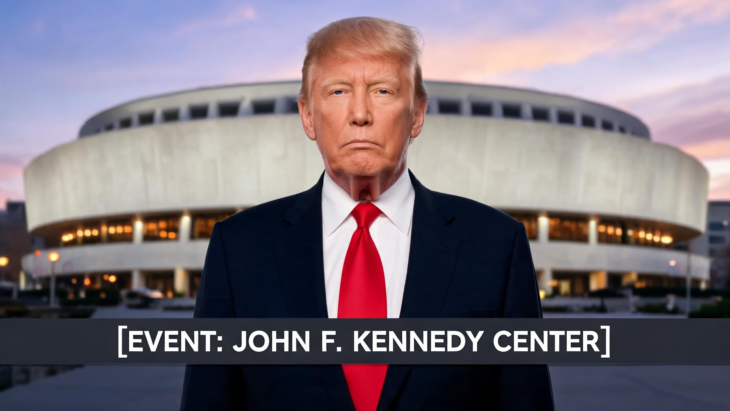 After Election Loss, Trump Turns to Subtitled Commentary on Kennedy Center Broadcast